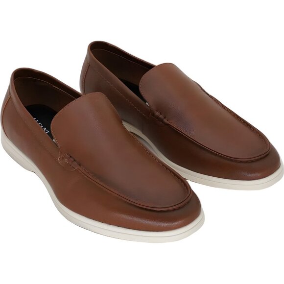 Alfani Men's Tan Faux Leather Loafers - Porter Style, Size 11 - Picture 4 of 6